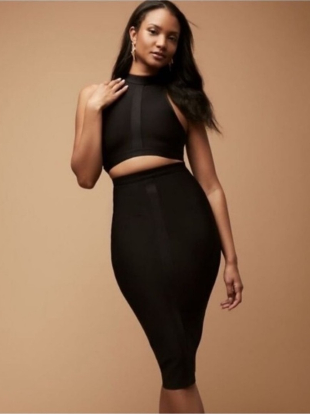 Herve Leger Black Bandage Dress